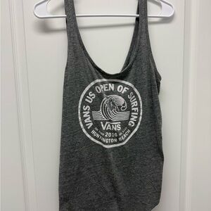Vans Charcoal Surfing Graphic Tank Top